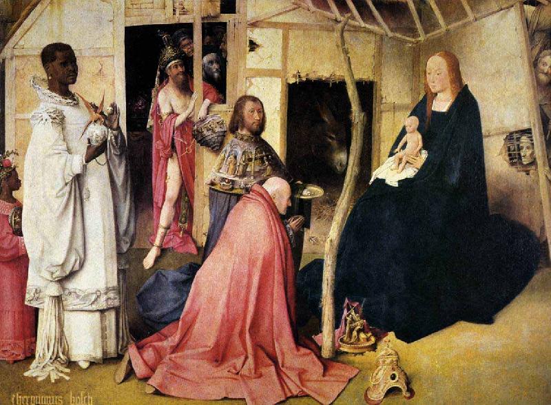 Hieronymus Bosch The Adoration of the Magi Sweden oil painting art